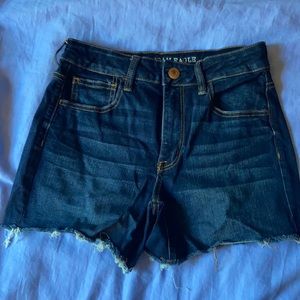 AE high rise shorties size 8